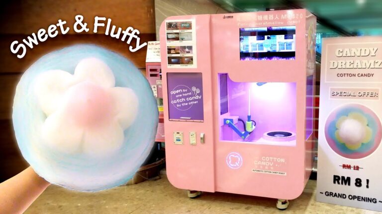 Cotton Candy Vending Machines: A Nostalgic Treat for Modern Times